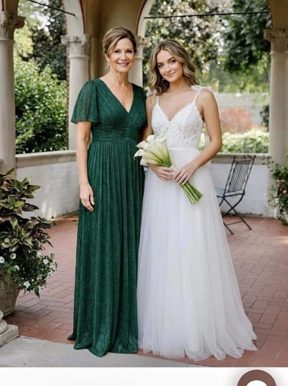 Ever Pretty V-Neck Glitter Short Sleeves Formal Evening Dress with Empire Waist - Picture 6 of 13